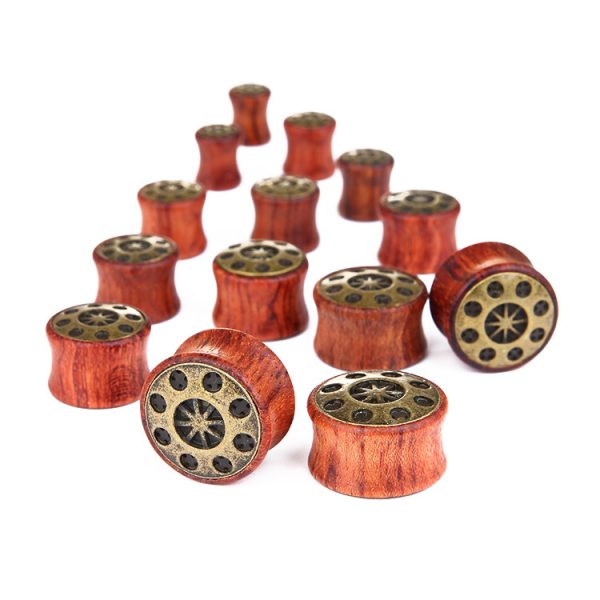 New Hot-selling Solid Rosewood Auricle Ear Expander - Image 6