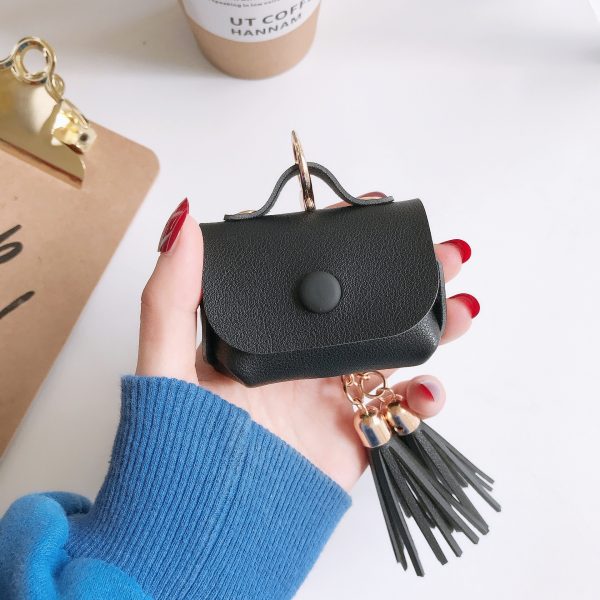 Compatible with Apple, Leather tassel Airpods Pro case - Image 6