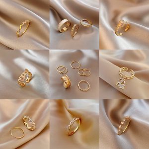 New Hot-selling Korean Fashion Personality Geometric Ring