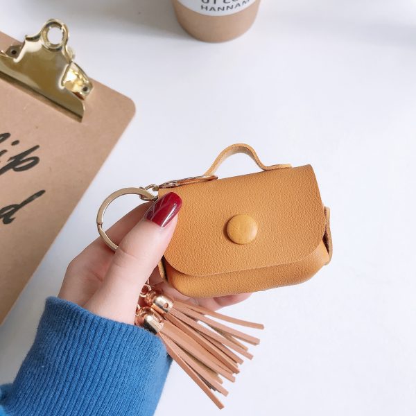 Compatible with Apple, Leather tassel Airpods Pro case - Image 7