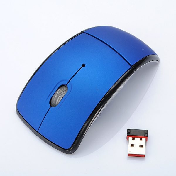 Wireless Optical Mouse Folding Mouse Creative Folding Switch Featured Curved Mouse - Image 6