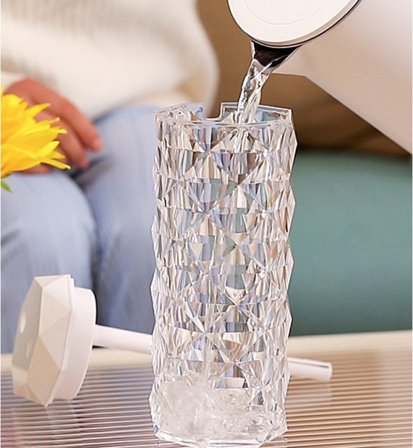 Crystal Lamp Air Humidifier Color Night Light Touch Lamp With Cool Mist Maker Fogger LED Atmosphere Room Decoration Home Decor Lights - Image 9