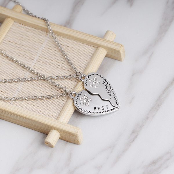 ROSS Heart Best friend Pendant Necklace - Image 4