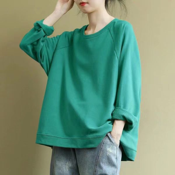 Casual Loose-fitting Plus Size Pullover Women - Image 8