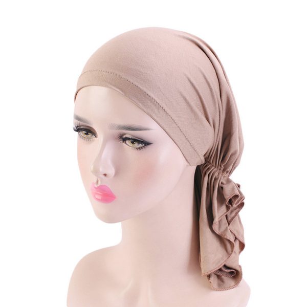 New Hot Selling Modal Cotton Stretch Headscarf Hat - Image 5