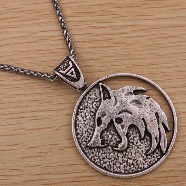 Hot Selling Wolf Head Titanium Chain Necklace - Image 5