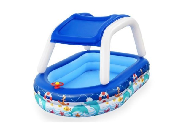 Boat Type Sunshade Pool Children's Paddling Pool Swimming Pool - Image 4