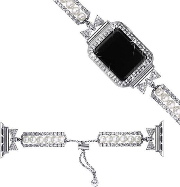 Smart Watch Pearl Bracelet Watch Band - Image 5