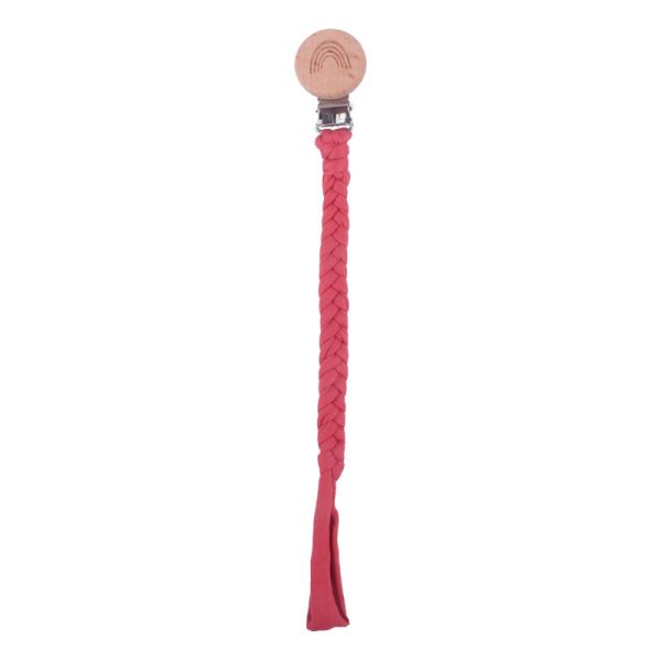 Baby Products Rainbow Beech Wood Pacifier Clip - Image 7