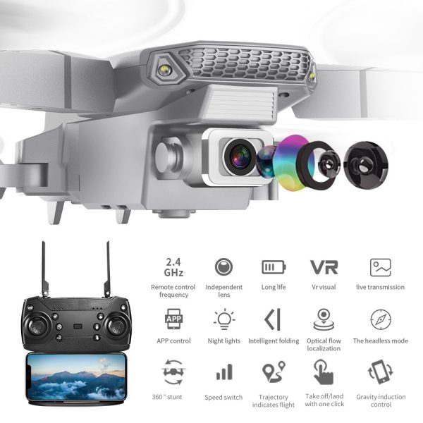 Folding Quadcopter Remote Control Drone Aerial Photography - Image 2