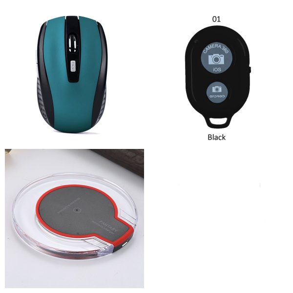 New Wireless Charging Dock Charger Crystal Round Charging Pad With Receiver For A-pple For Sanxing - Image 8