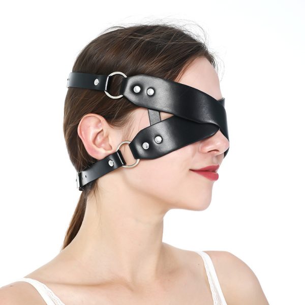 Leather Erotic Eye Women's Products Mask - Image 3