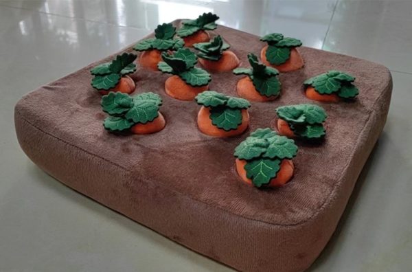 Pet Dog Toys Carrot Plush Toy Vegetable Chew Toy For Dogs Snuffle Mat For Dogs Cats Durable Chew Puppy Toy Dogs Accessories - Image 6