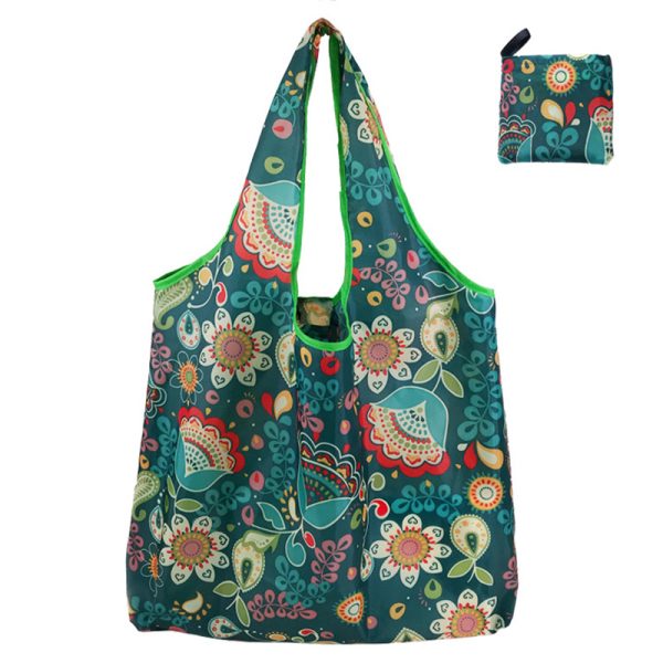 Hot Selling Spot Large Foldable Floral Square Bag - Image 7