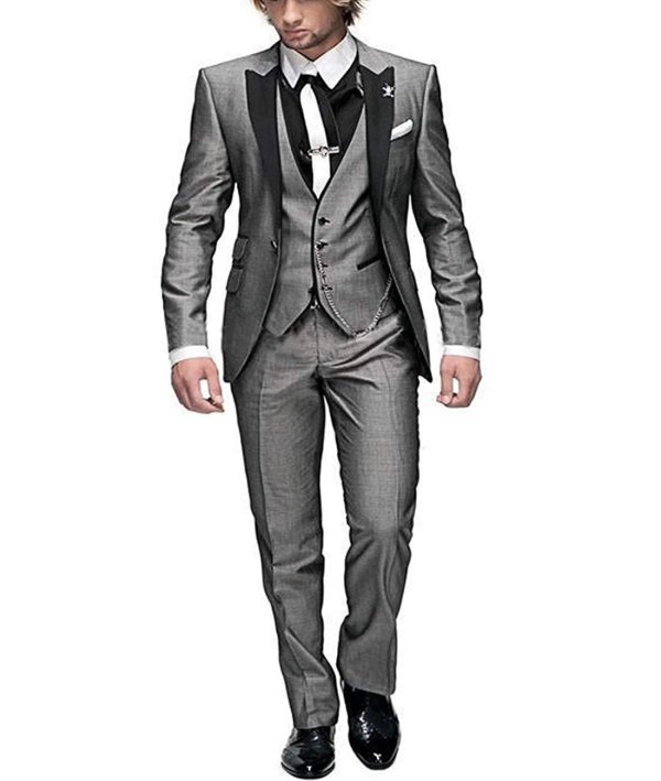Men's Three-piece Suit Bridegroom Best Wedding Suit - Image 4
