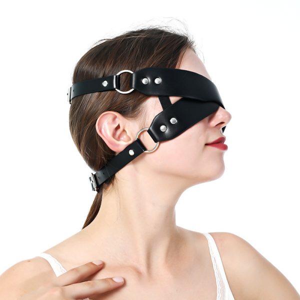Leather Erotic Eye Women's Products Mask - Image 4