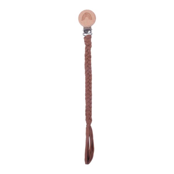 Baby Products Rainbow Beech Wood Pacifier Clip - Image 9