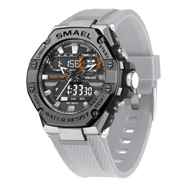 Digital Alloy Electronic Watch Men - Image 5