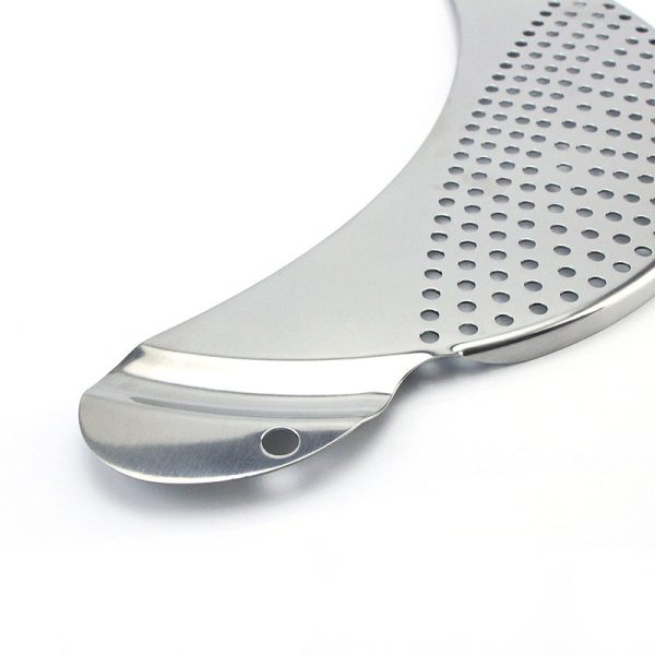 Stainless Steel Moon Shape Drainer Kitchen Tools - Image 8