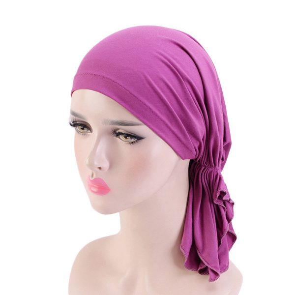 New Hot Selling Modal Cotton Stretch Headscarf Hat - Image 3