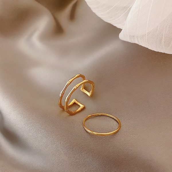 New Hot-selling Korean Fashion Personality Geometric Ring - Image 4
