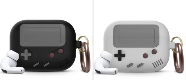 Compatible with Apple, Silicone Cover Case For Airpods Case Cover Compatible With For Airpods Pro Case Classic Game Player Design Case With Keychain - Image 5