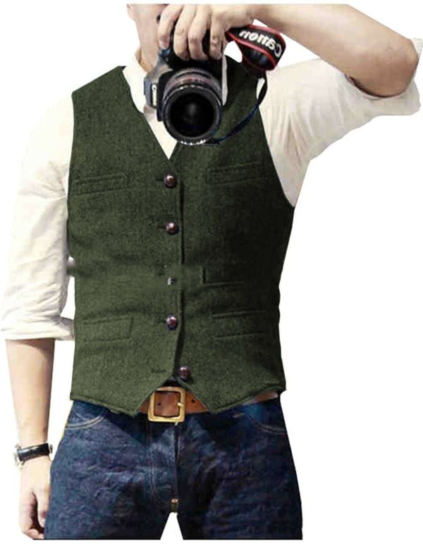 Suit Vest Best Man Wedding - Image 9