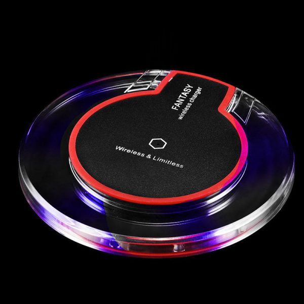 New Wireless Charging Dock Charger Crystal Round Charging Pad With Receiver For A-pple For Sanxing - Image 9