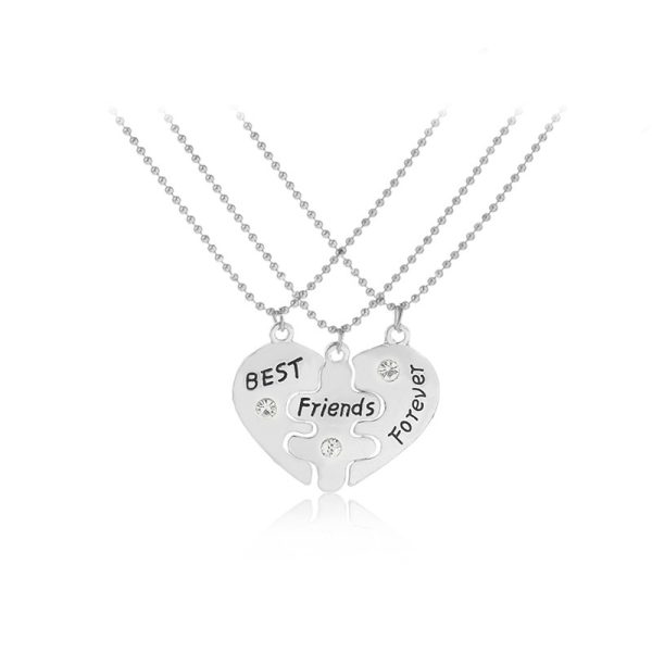 ROSS Heart Best friend Pendant Necklace - Image 7
