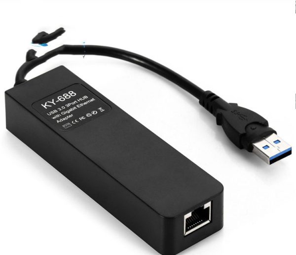 1000m3-port Hub3.0GigabitNetworkCard Hub Hub - Image 2