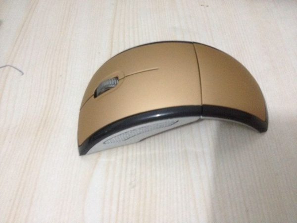 Wireless Optical Mouse Folding Mouse Creative Folding Switch Featured Curved Mouse - Image 4