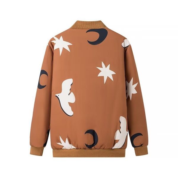 Autumn New Fashion All-match Casual Printed Coat - Image 3