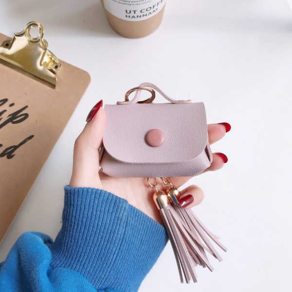 Compatible with Apple, Leather tassel Airpods Pro case - Image 8