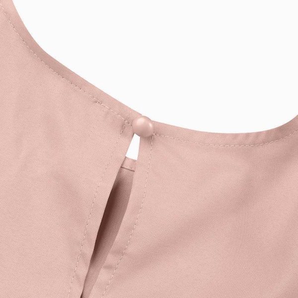 Solid Color Long Sleeve Casual Muslim Dress Robe Robe Dress - Image 9