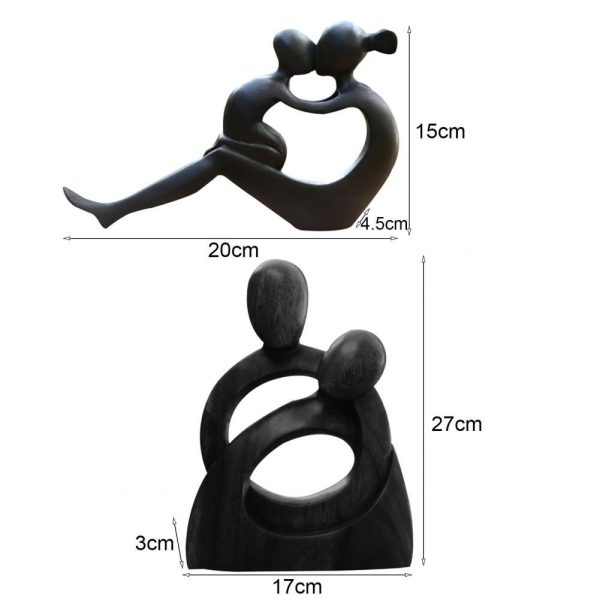 Hug Kiss Resin Crafts Ornament Gift Best Mom In The World - Image 5