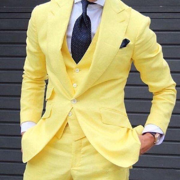 Men's Three-piece Suit Wedding Best Man - Image 10
