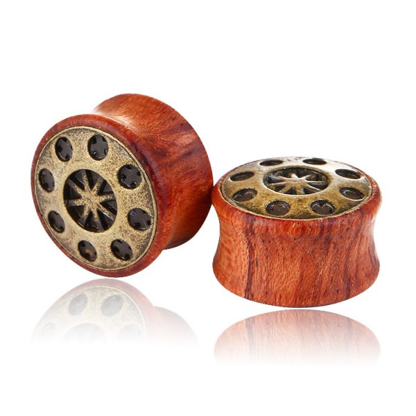 New Hot-selling Solid Rosewood Auricle Ear Expander - Image 9
