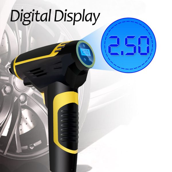 Automatic Portable Handheld Digital LED Smart Car Air Compressor - Image 4