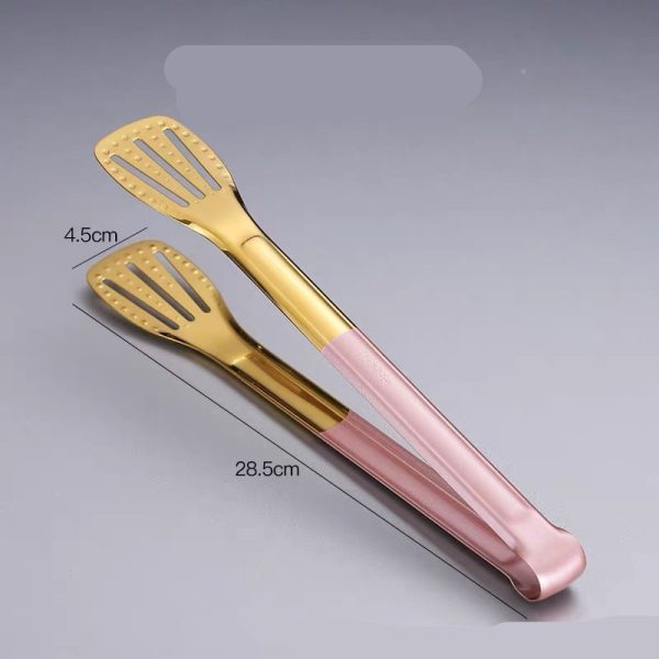 Stainless Steel Titanium Kitchen Grilled Steak Barbecue Bread Clip - Image 2