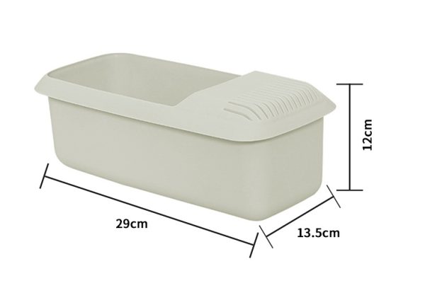 Plastic Kitchen Cooking And Noodles Dual-purpose Plastic Storage Box Kitchen Supplies Gadget Set - Image 3