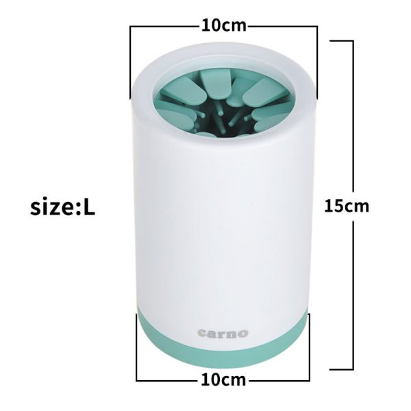 Portable Pet Paw Cleaner Cup Soft Silicone Comb - Image 2