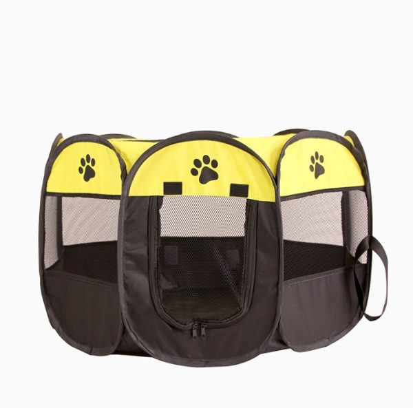 Fast folding octagonal pet fence, 600D Oxford cloth, waterproof and catching cat, dog cage, pet cage - Image 10