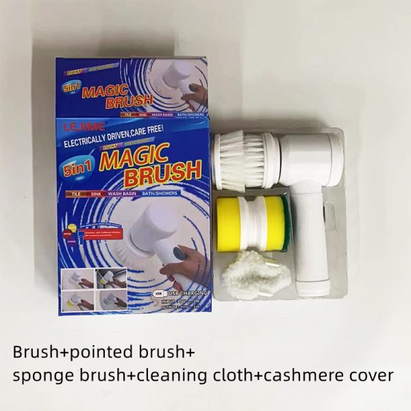Electric Cleaning Brush Kitchen Bathroom Household - Image 3