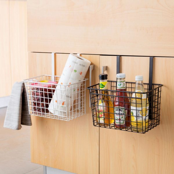 Multi-function kitchen rack bathroom storage rack hair dryer rack door kitchen cabinet storage rack - Image 2