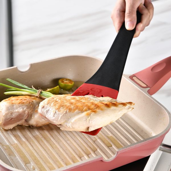 3 In 1 Frying Spatula Clip Silicone Food Clip Frying Steak Pancakes Shovel Slotted Turners Kitchen Tools Cooking Utensils Kitchen Gadgets - Image 8