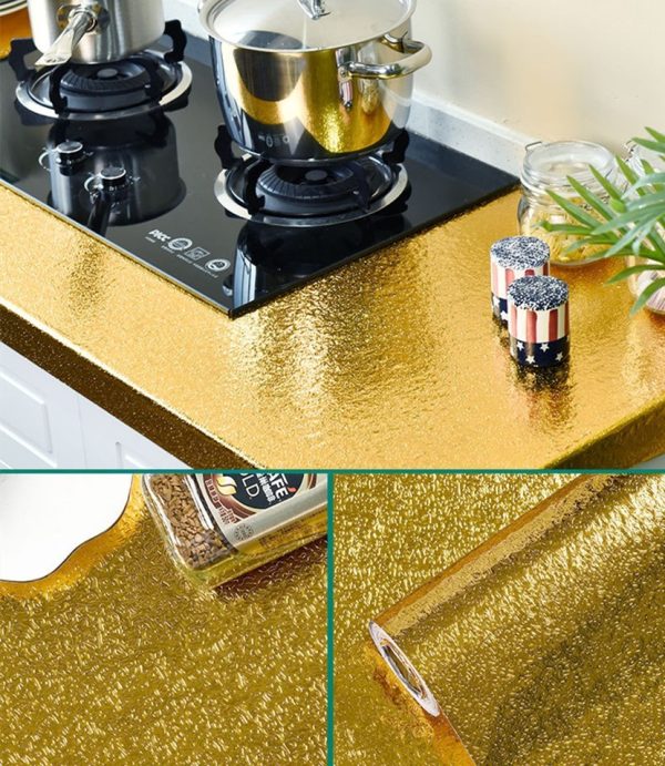 High Temperature Resistant Aluminum Foil Wall Kitchen Sticker - Image 6