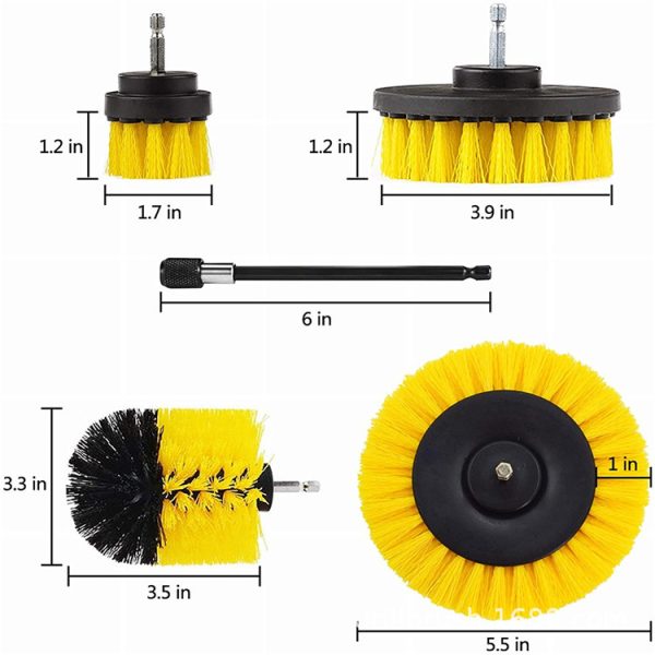 Clean Kitchen Floor, Multifunctional Electric Drill Brush For Automobile Tires - Image 10