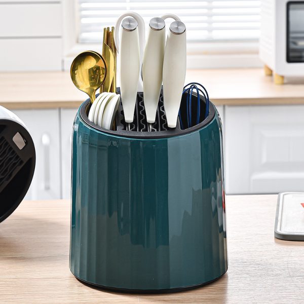Kitchen Multifunctional Rotating Storage Draining Rack - Image 2