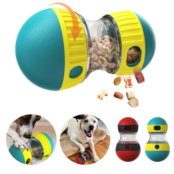 Food Dispensing Dog Toy Tumbler Leaky Food Ball Puzzle Toys Interactive Slowly Feeding Protect Stomach Increase Intelligence Pets Toy Pet Products - Image 10