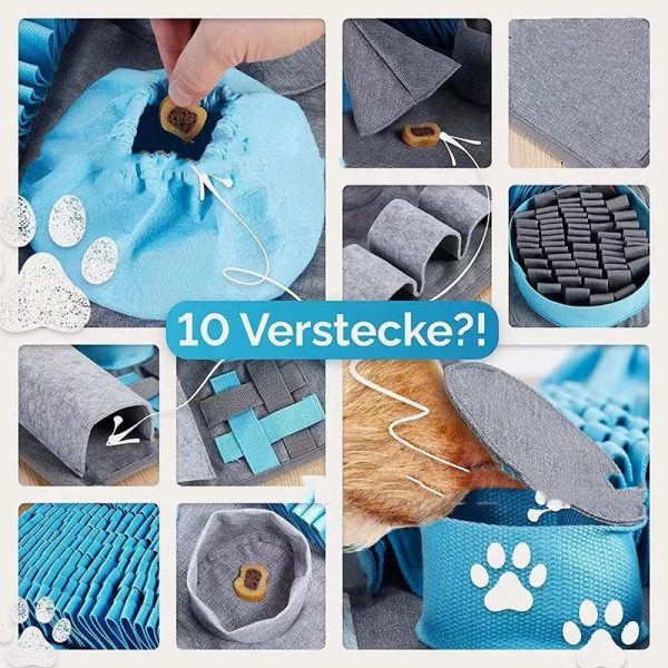 Pet Sniffing Pad To Find Food Tunnel Maze Sniffing Training Blanket Dog Products Pet Supplies - Image 2